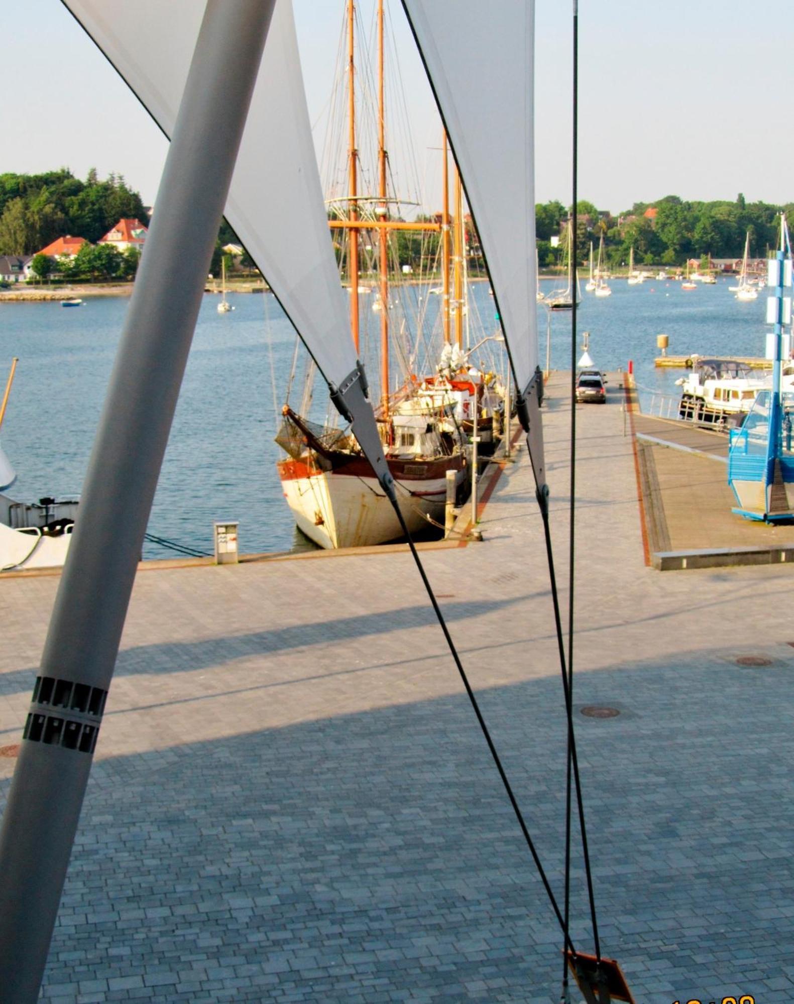 Apartment 12 - "Silbermoewe I" - Blickrichtung Yacht- Und Binnenhafenoffenes Meer Eckernförde Buitenkant foto