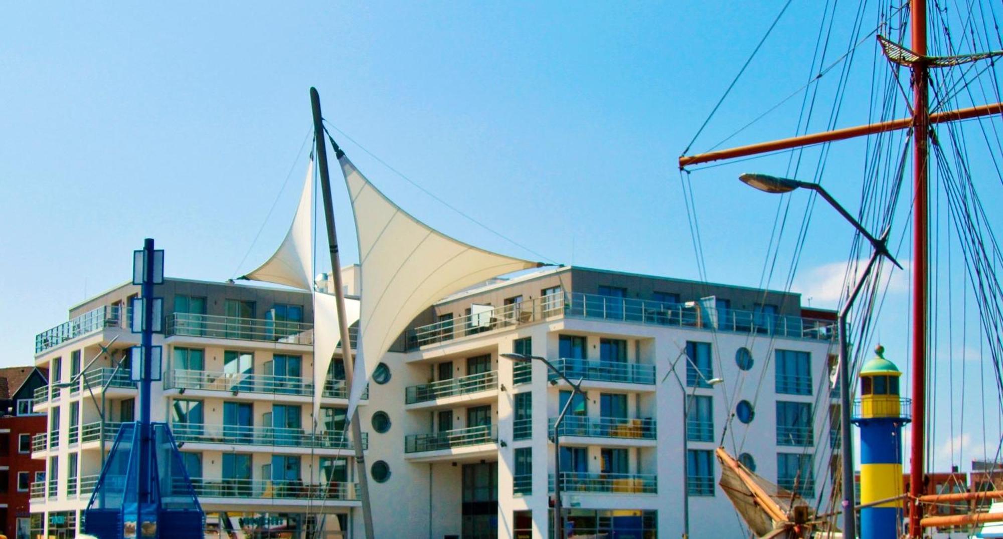 Apartment 12 - "Silbermoewe I" - Blickrichtung Yacht- Und Binnenhafenoffenes Meer Eckernförde Buitenkant foto