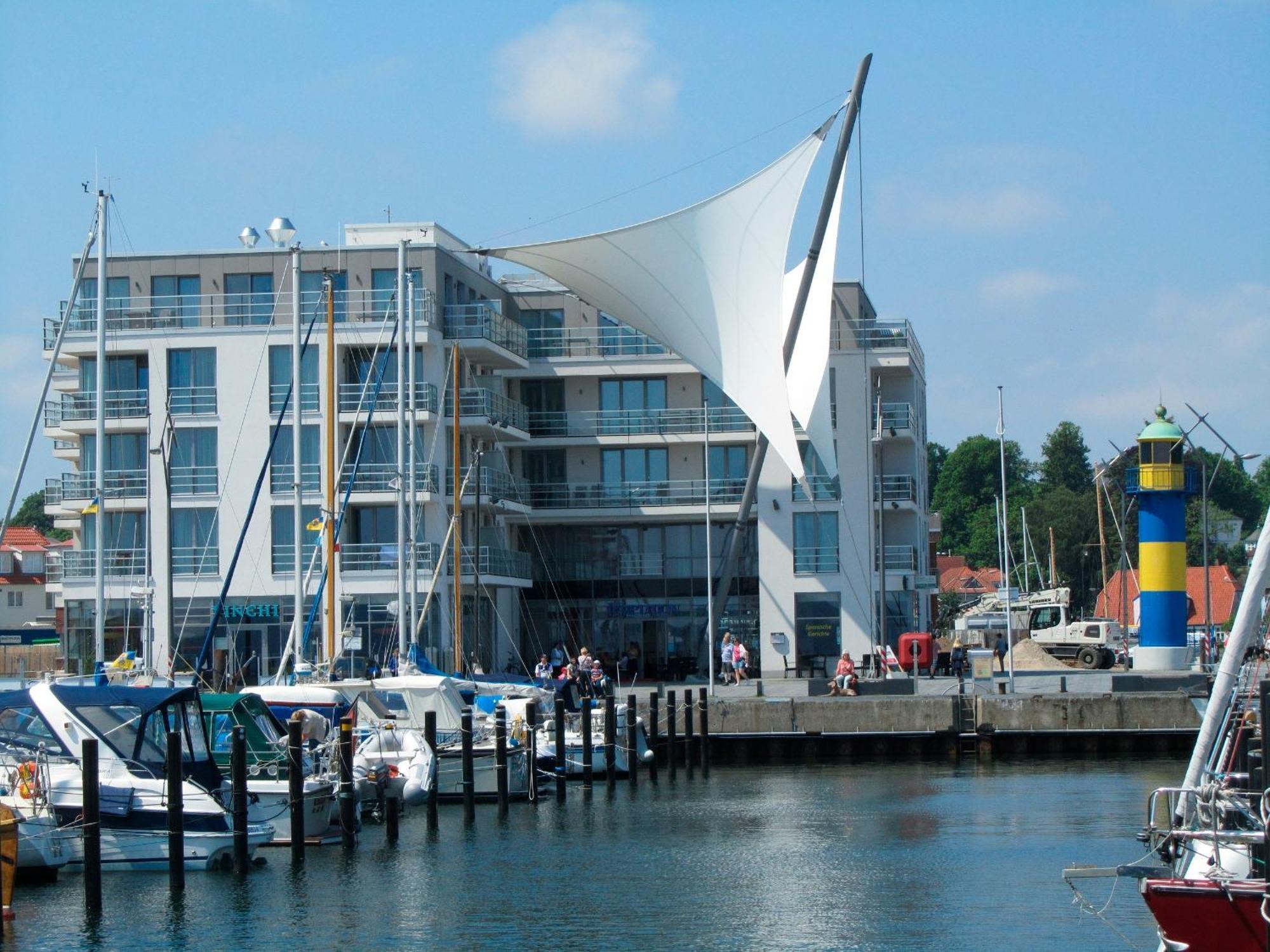 Apartment 12 - "Silbermoewe I" - Blickrichtung Yacht- Und Binnenhafenoffenes Meer Eckernförde Buitenkant foto